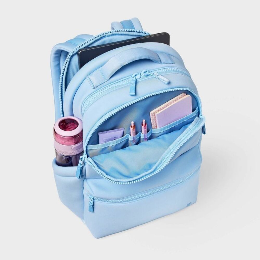 14L Faux Neoprene Backpack - All In Motion Blue - Picture 3 of 4